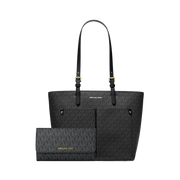 Set Michael Kors Jet Set Pocket and Signature Logo Trifold Wallet - Bolsa y Cartera