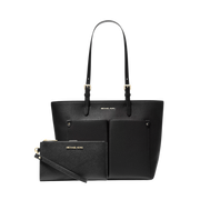 Set Michael Kors Jet Set Pocket and Smartphone Wristlet Leather Wallet - Bolsa y Cartera