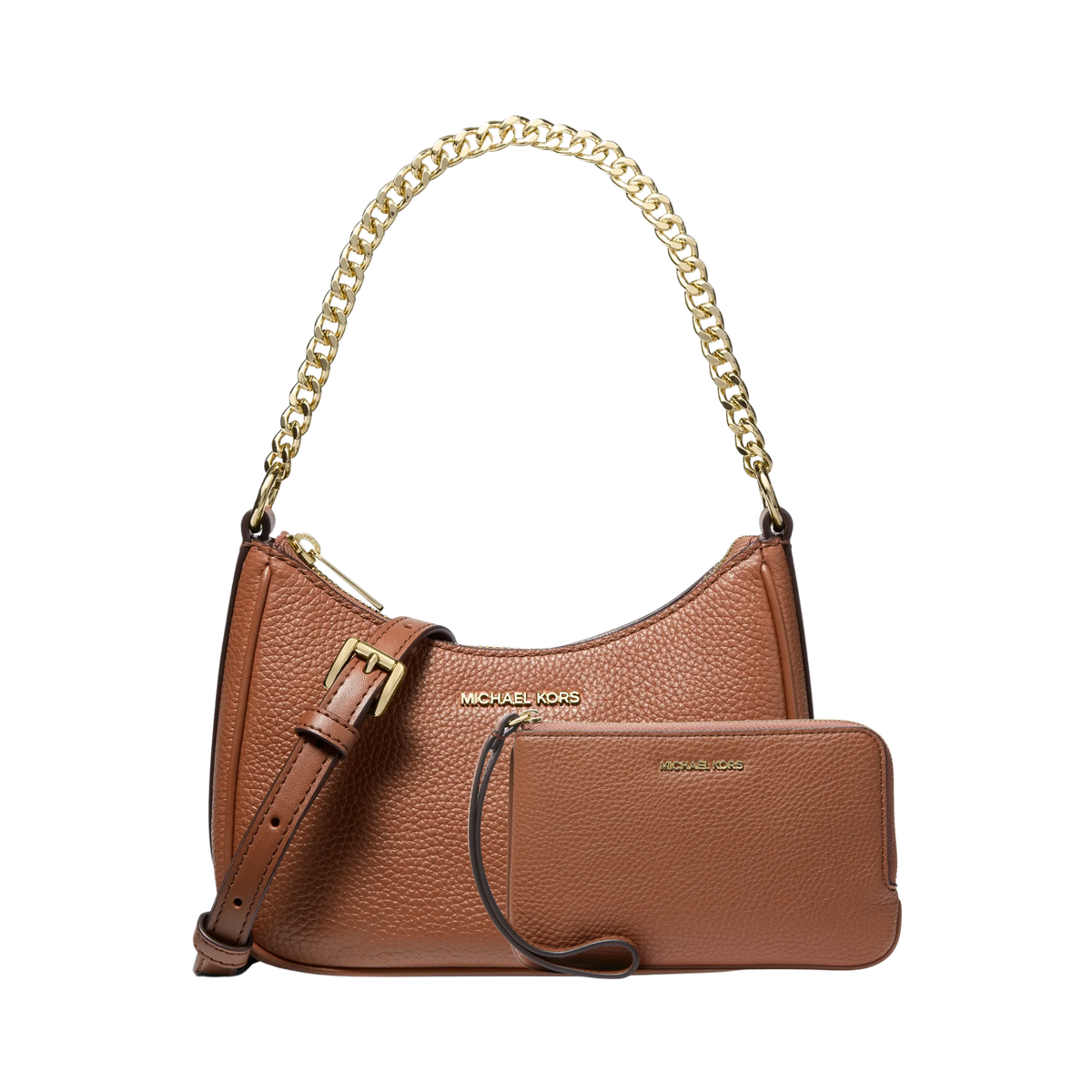 Set Michael Kors Jet Set Travel Small Pebbled Leather - Bolsa y Monedero