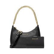 Set Michael Kors Jet Set Travel and Medium Crossgrain Leather Wallet - Bolsa y Cartera