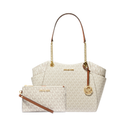 Set Michael Kors Jet Set Signature Canvas – Bolsa y Cartera