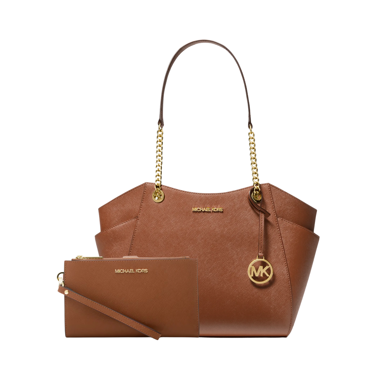 Set Michael Kors Jet Set Saffiano Leather – Bolsa y Cartera