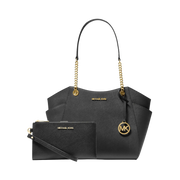 Set Michael Kors Jet Set Saffiano Leather – Bolsa y Cartera