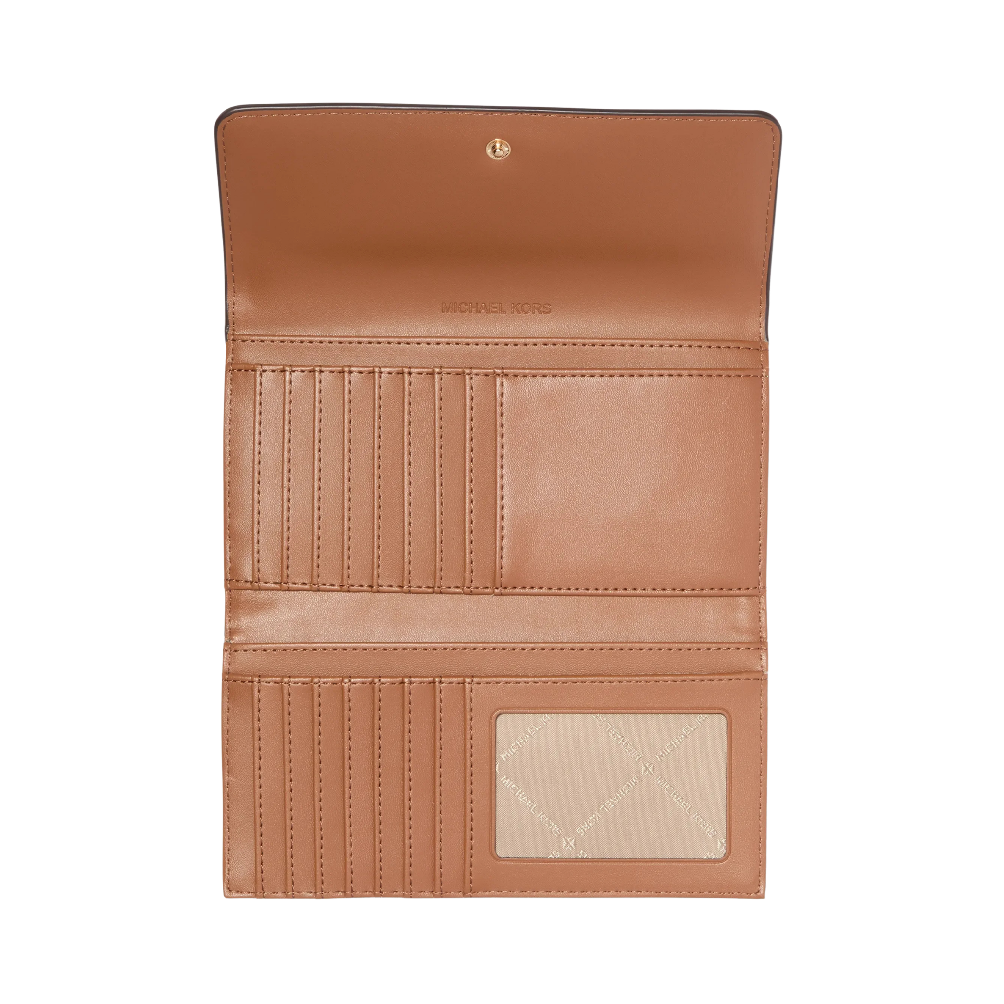 Cartera Michael Kors Jet Set Large Signature Logo Trifold