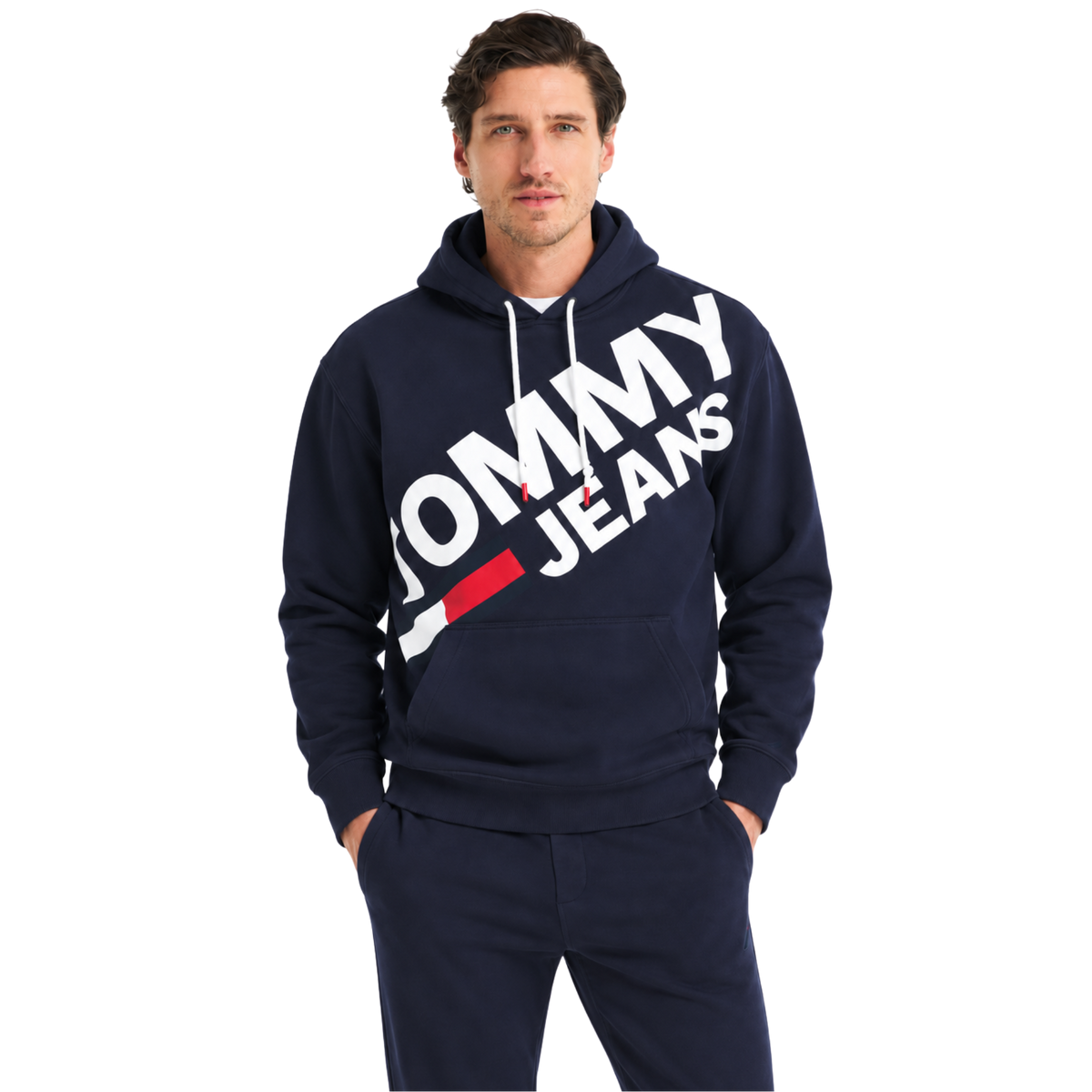 Sudadera Tommy Hilfiger Diagonal Logo Hoodie