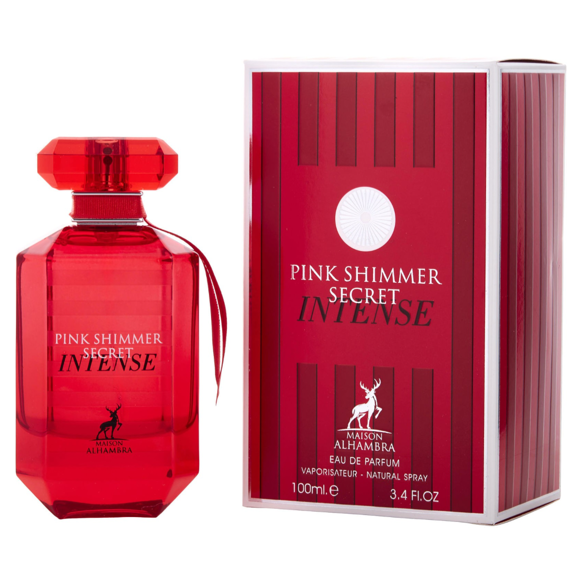 Perfume, Maison Alhambra Pink Shimmer Secret Intense, Eau de Parfum, 100 ml para Mujer