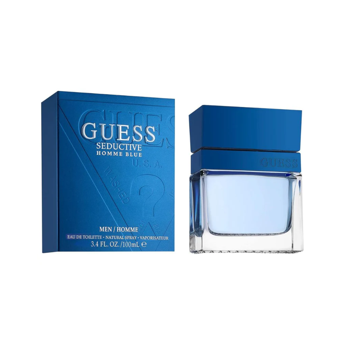 Perfume, Guess Seductive Homme Blue, Eau de Toilette, 100 ml para Hombre