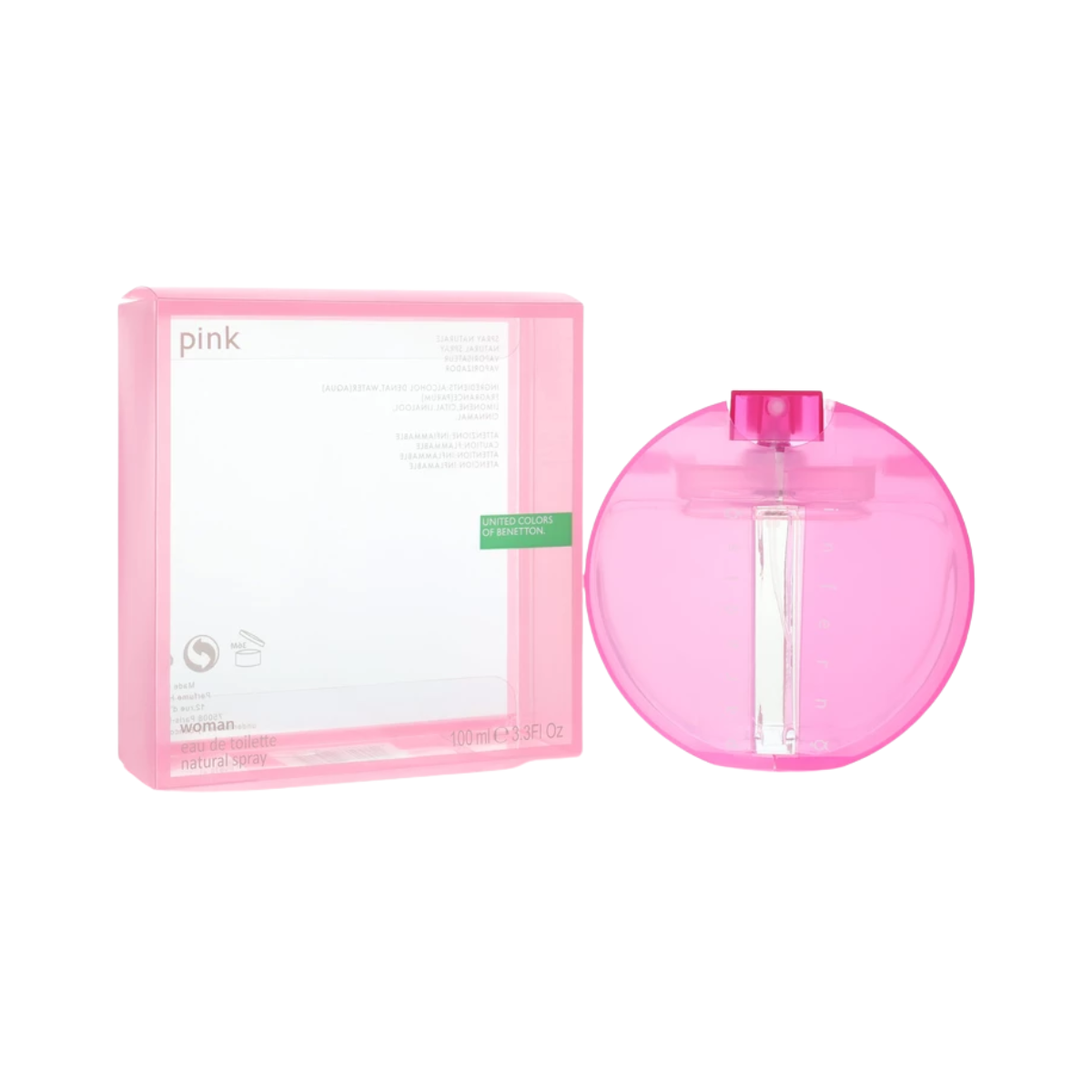 Perfume, Benetton Inferno Paradiso Pink, Eau de Toilette, 100 ml para Mujer