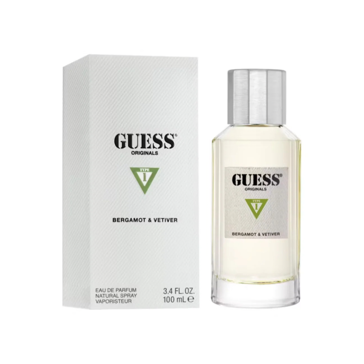 Perfume, Guess Type 1 Bergamot & Vetiver, Eau de Parfum, 100 ml Unisex