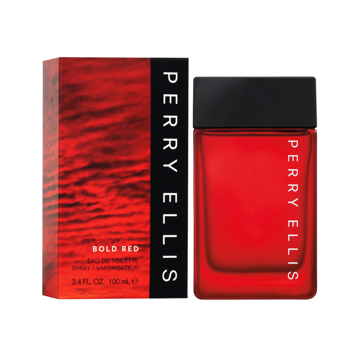 Perfume, Perry Ellis Bold Red, Eau de Toilette, 100 ml para Hombre