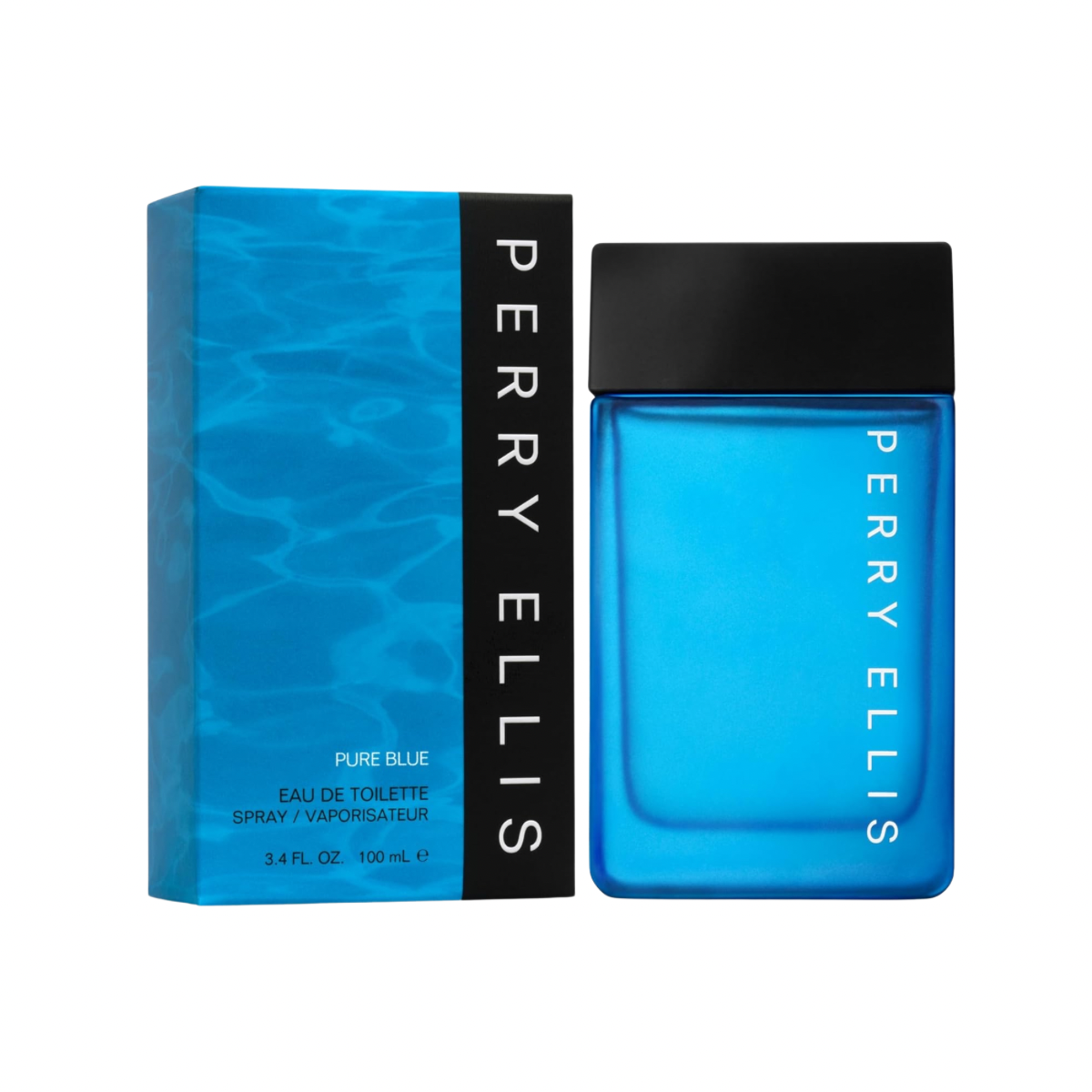 Perfume, Perry Ellis Pure Blue, Eau de Toilette, 100 ml para Hombre