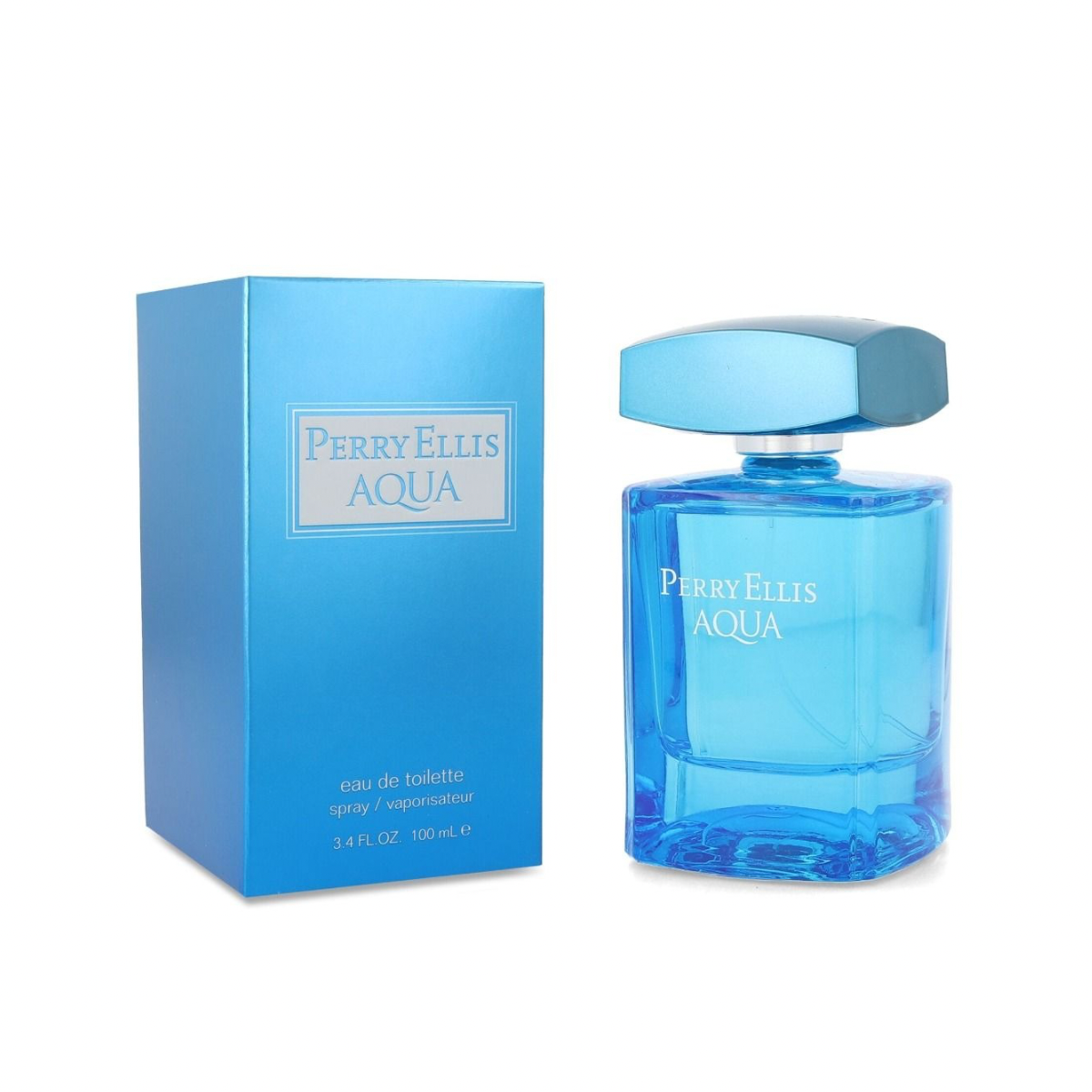 Perfume, Perry Ellis Aqua, Eau de Toilette, 100 ml para Hombre