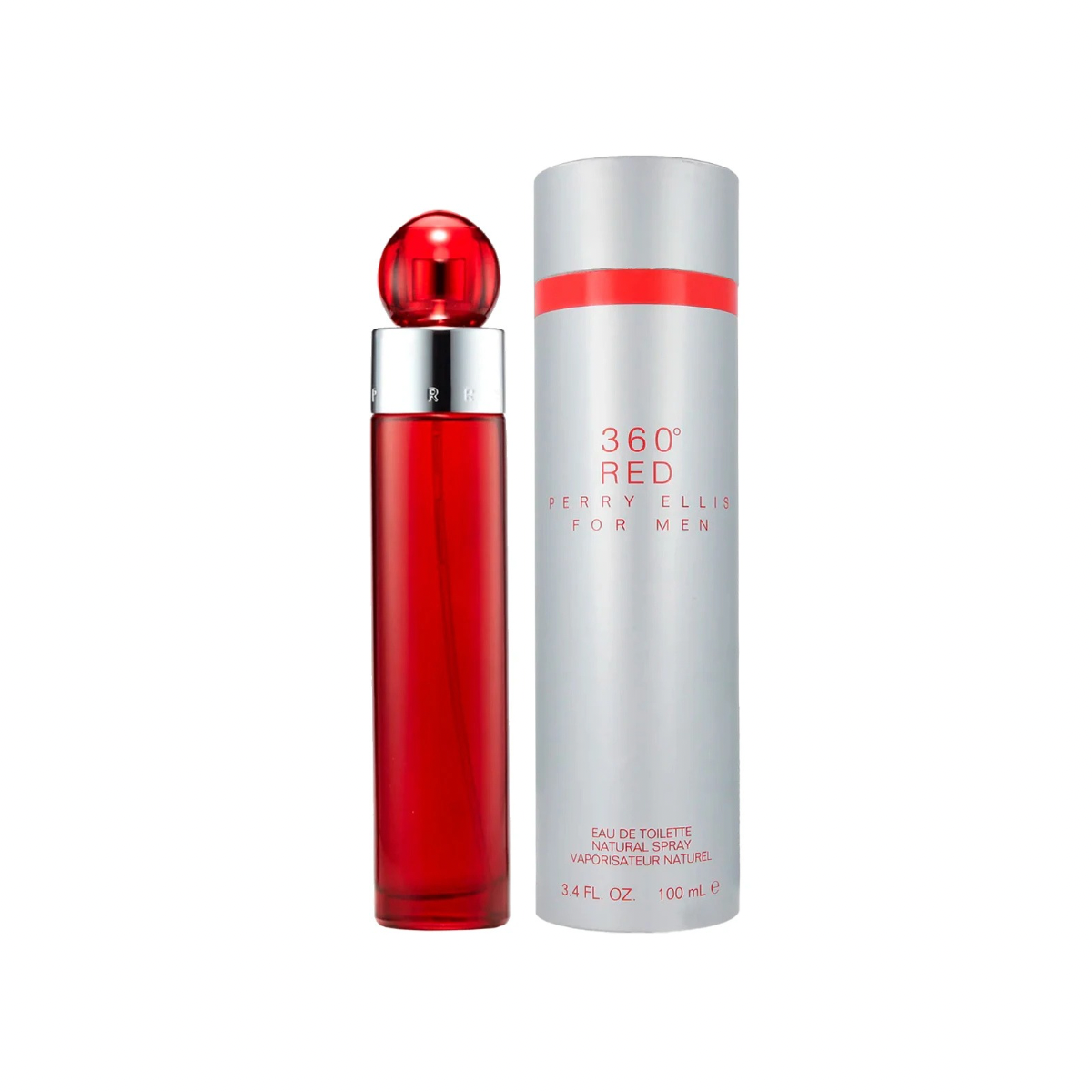 Perfume, Perry Ellis 360° Red for Men, Eau de Toilette, 100 ml para Hombre