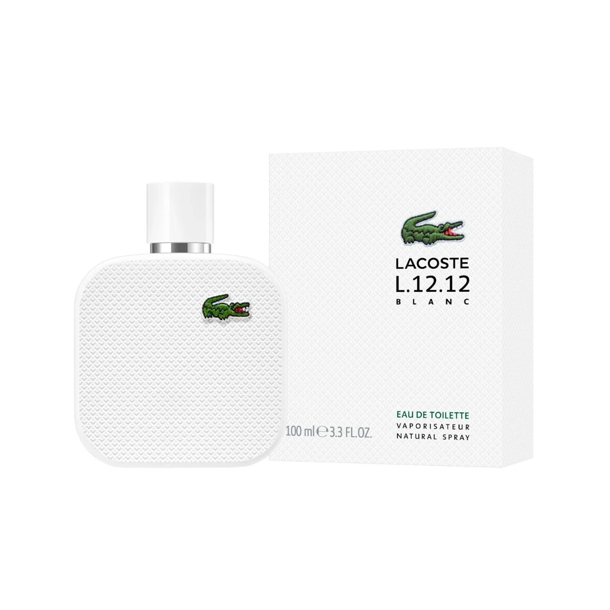 Perfume, Lacoste L.12.12 Blanc, Eau de Toilette, 100 ml para Hombre