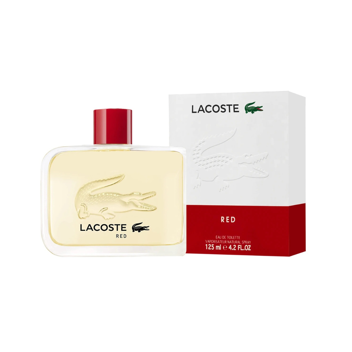 Perfume, Lacoste Red, Eau de Toilette, 125 ml para Hombre