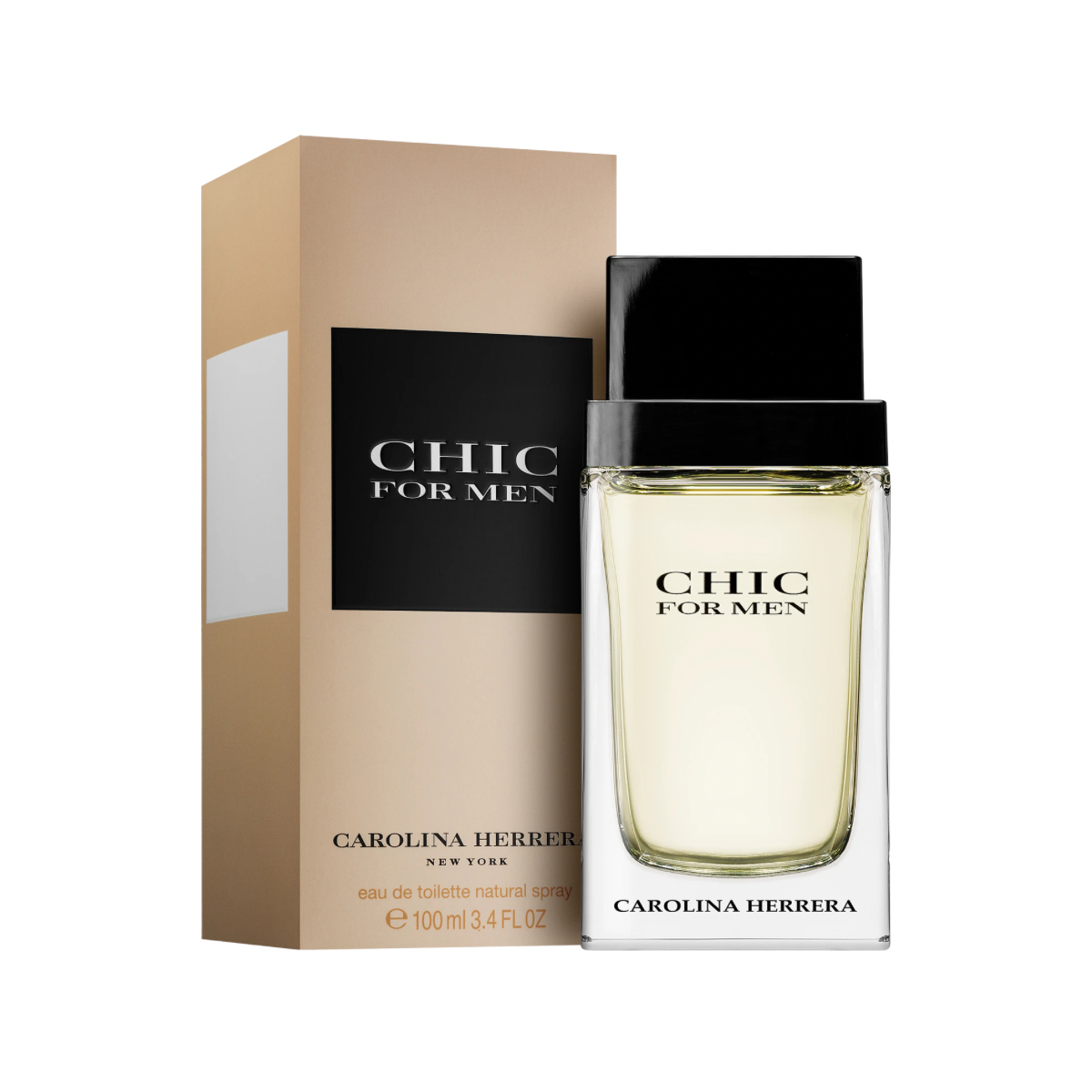 Perfume, Carolina Herrera Chic, Eau de Toilette, 100 ml para Hombre