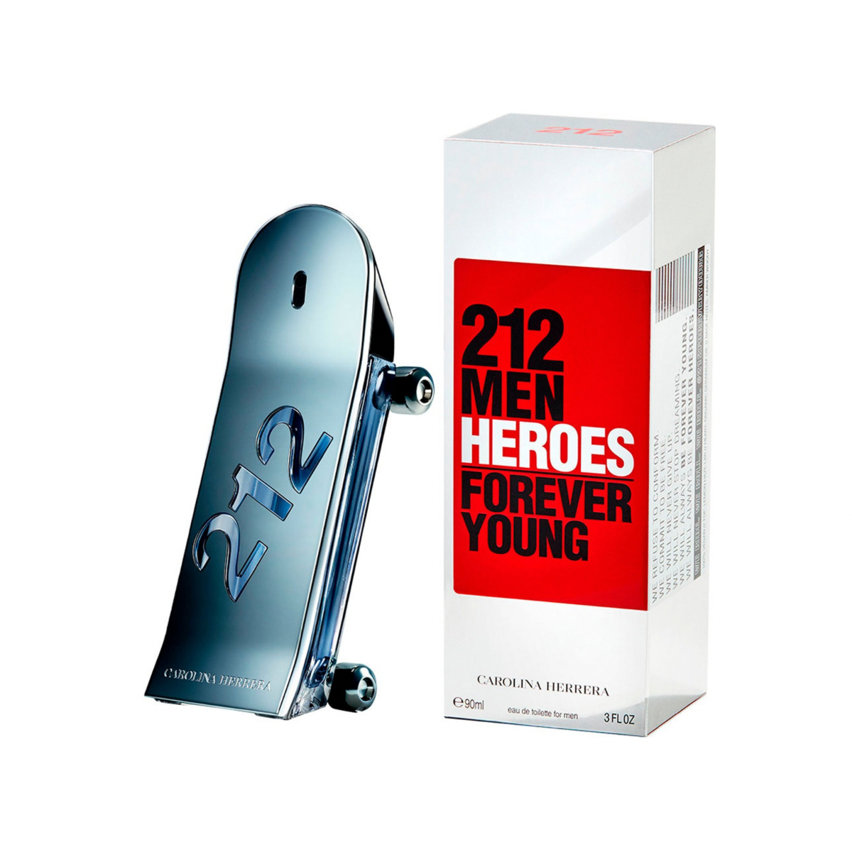 Perfume, Carolina Herrera 212 Men Heroes, Eau de Toilette, 90 ml para Hombre