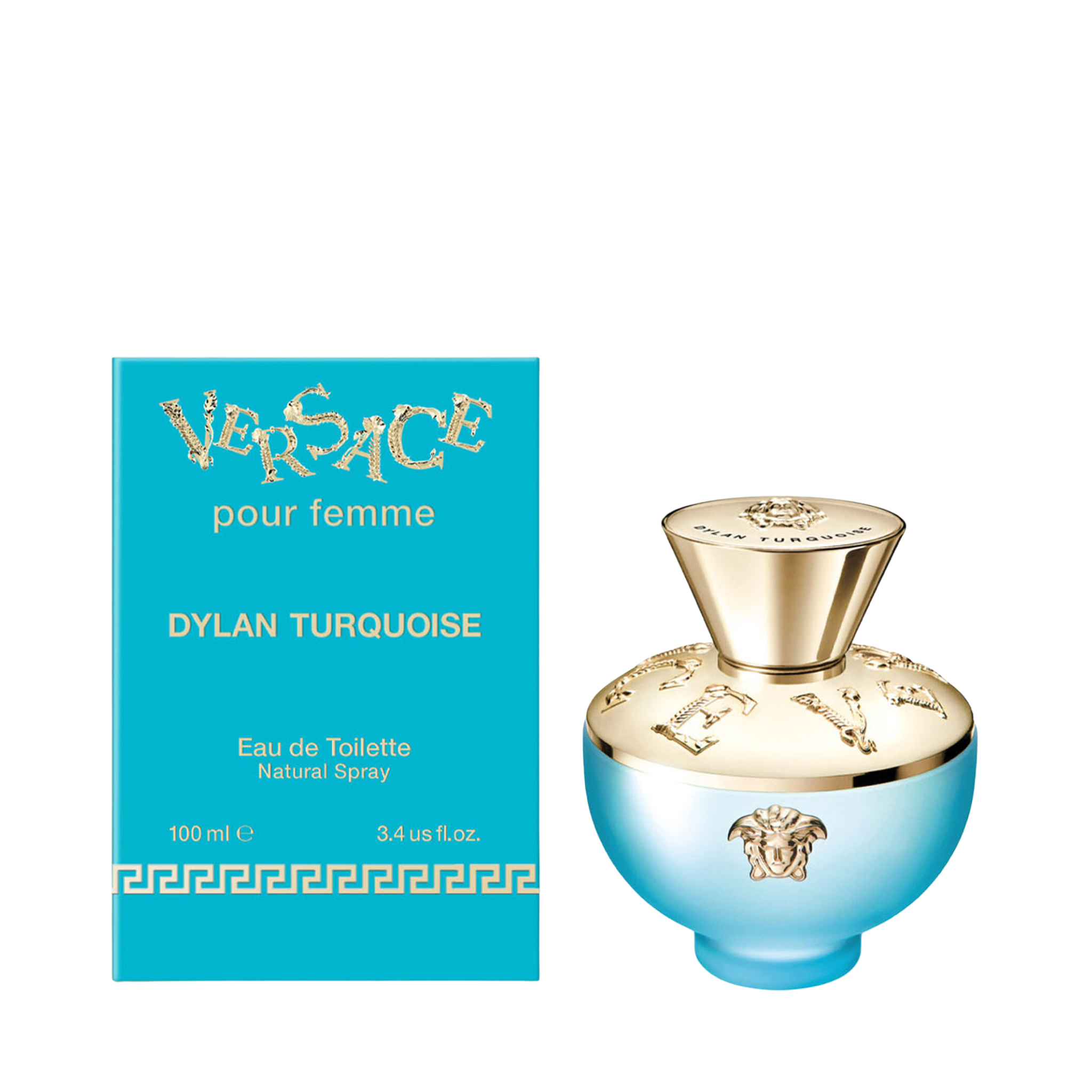 Perfume, Versace Dylan Turquoise, Eau de Toilette, 100 ml para Mujer