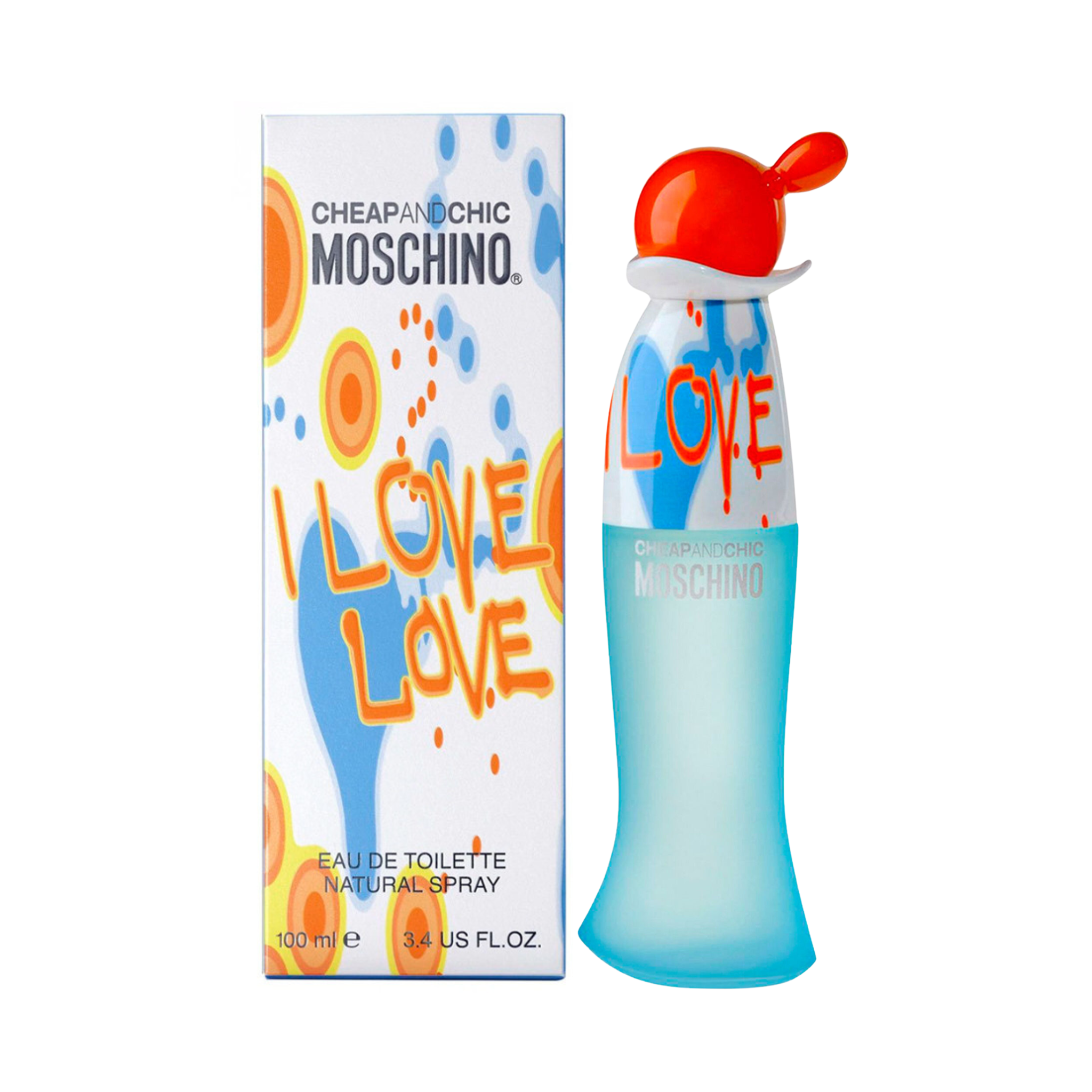 Perfume, Moschino I Love Love, Eau de Toilette, 100 ml para Mujer