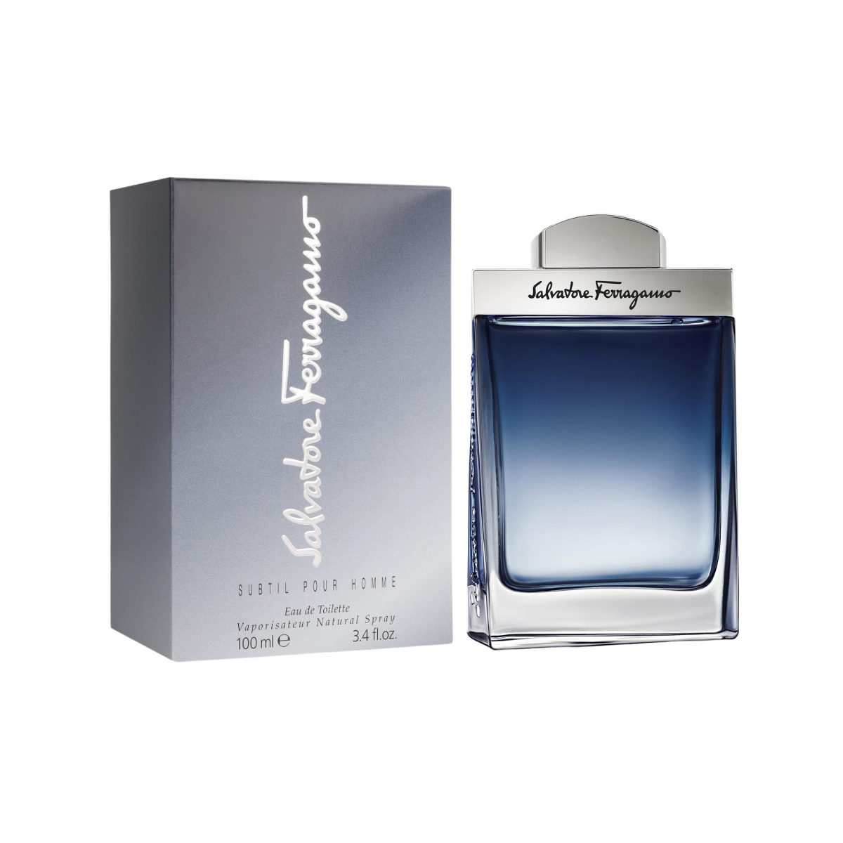 Perfume, Ferragamo Subtil Pour Homme, Eau de Toilette, 100 ml para Hombre