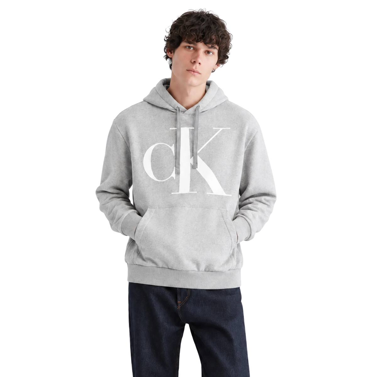 Sudadera Calvin Klein Monogram Logo Fleece Hoodie