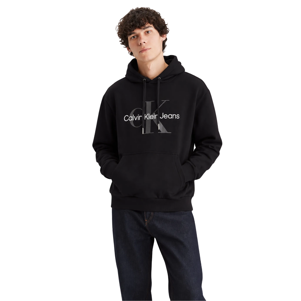Sudadera Calvin Klein Jeans Monologo Fleece Hoodie
