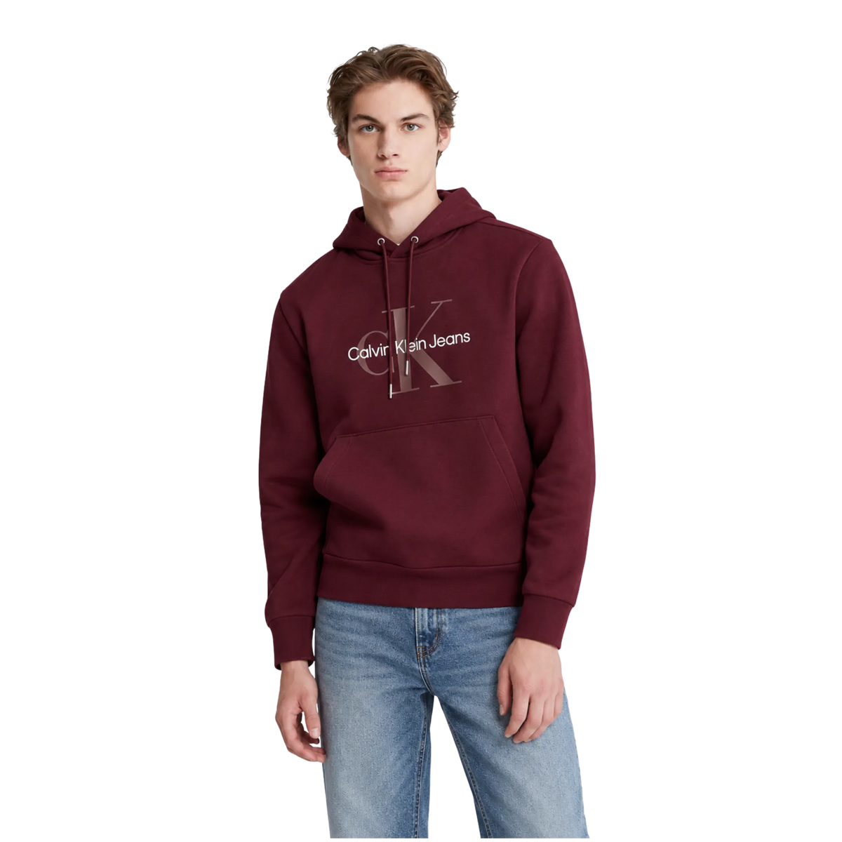 Sudadera Calvin Klein Jeans Monologo Fleece Hoodie