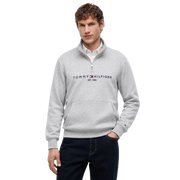 Suéter Tommy Hilfiger Embroidered Tommy Logo Quarter-Zip Sweater