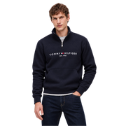 Suéter Tommy Hilfiger Embroidered Tommy Logo Quarter-Zip Sweater