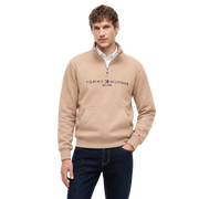 Suéter Tommy Hilfiger Embroidered Tommy Logo Quarter-Zip Sweater