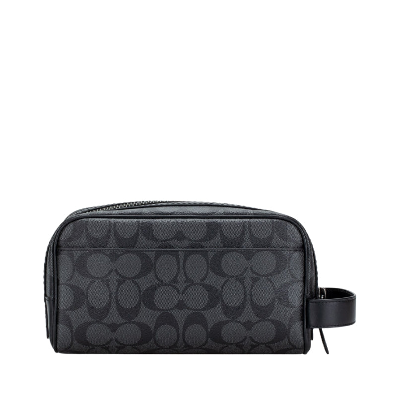 Sobaquera Coach Small Travel Kit In Signature Canvas