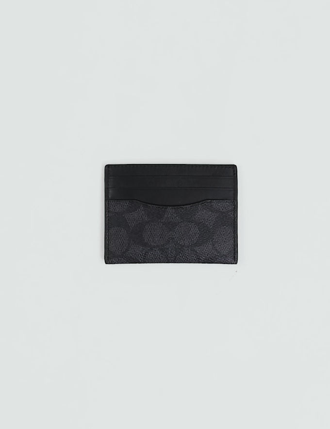 Cargar vídeo: Tarjetero Coach Slim Id Card Case In Signature Canvas